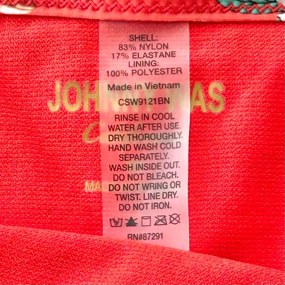 ☀️NWT Johnny Was Kaya Hipster Swim Bottom. Red/Multi Floral. Size: XS - Picture 9 of 12